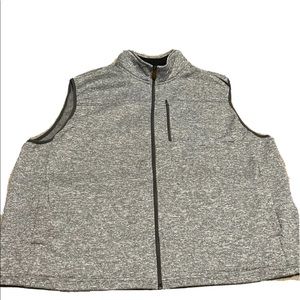 izod mens full zip sweater fleece vest